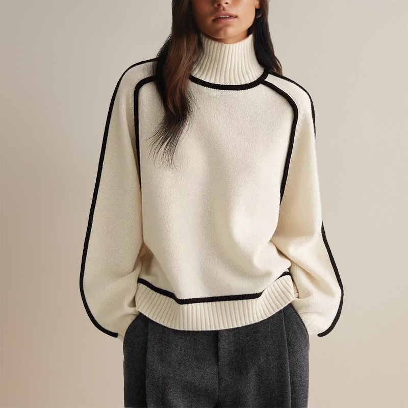 Amelia™ - Cashmere Couture Turtleneck - Comfortable, Oversized Stylish Fit