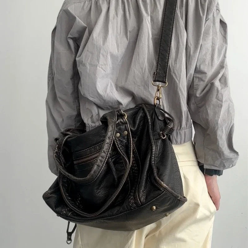 Luna™ - Elegant Large Capacity Vegan Leather Bag