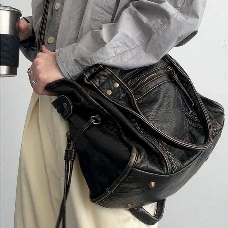 Luna™ - Elegant Large Capacity Vegan Leather Bag