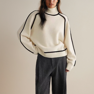 Amelia™ - Cashmere Couture Turtleneck - Comfortable, Oversized Stylish Fit