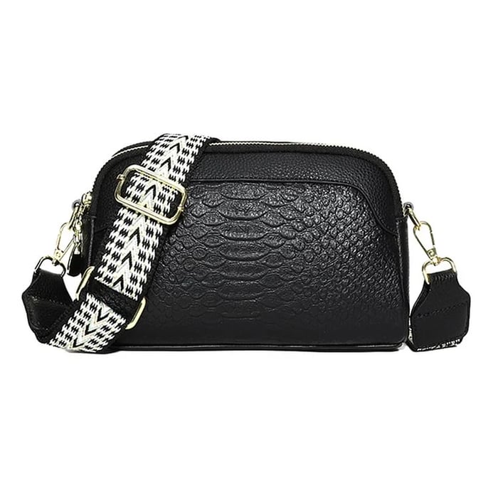 Olivia™ - Elegant Alligator Pattern Vegan Leather Crossbody Bag