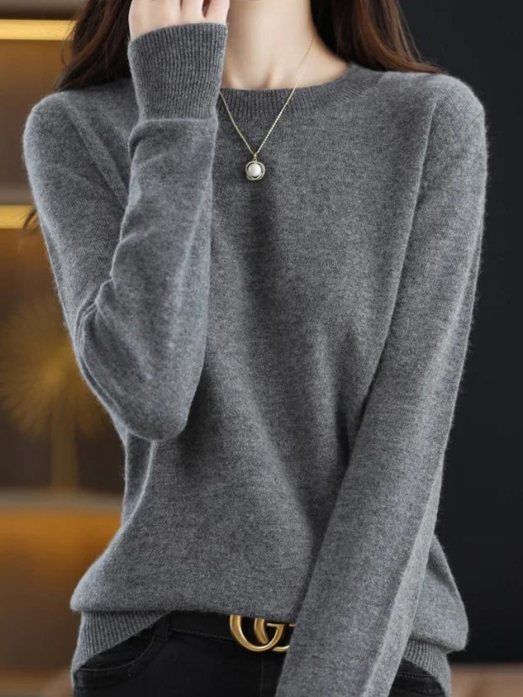 Addison™ - Stylish Long Sleeve Knitted Sweater