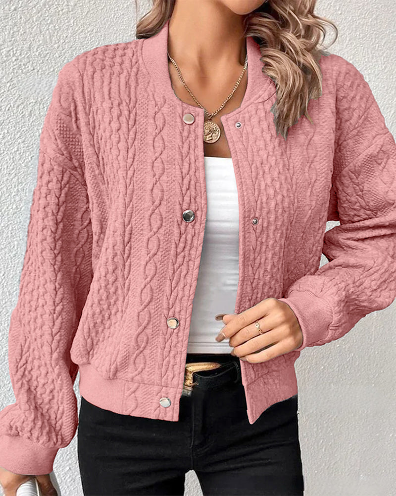 Harper™ - Beautiful Knitted Short Cardigan – With Handmade Details