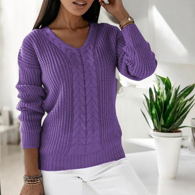 Mia™ - Elegant Knit Sweater